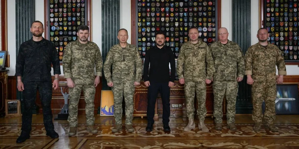 Зустріч президента Володимира Зеленського з військовим керівництвом