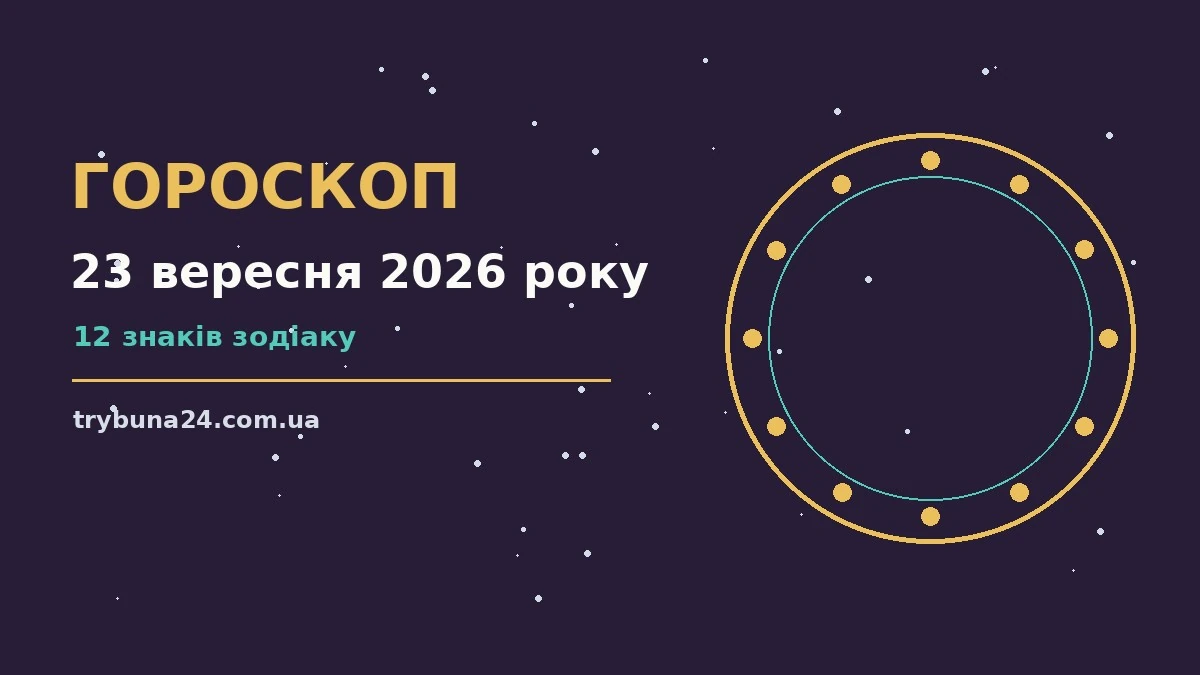 Гороскоп на 23 вересня 2026 року: головні підказки дня про фінанси та особисте життя