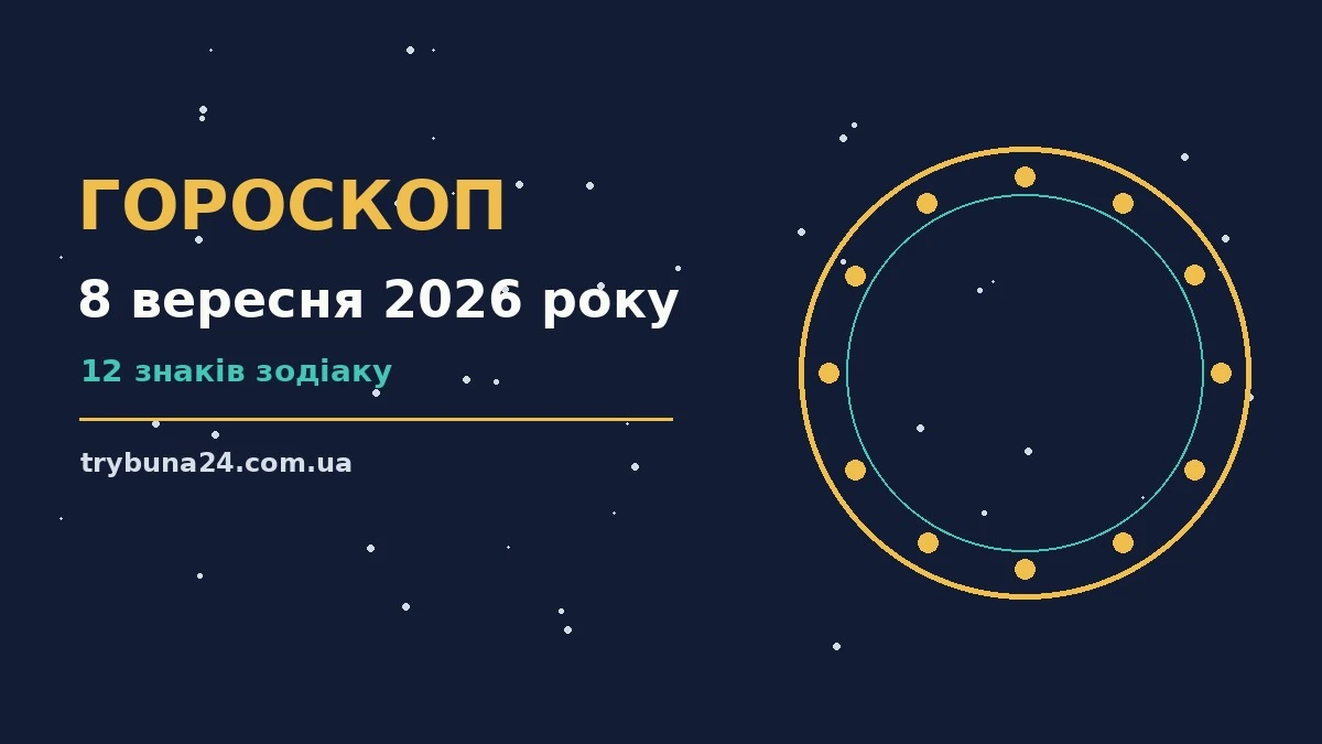 Гороскоп на 8 вересня 2026 року: головні підказки дня про фінанси та особисте життя