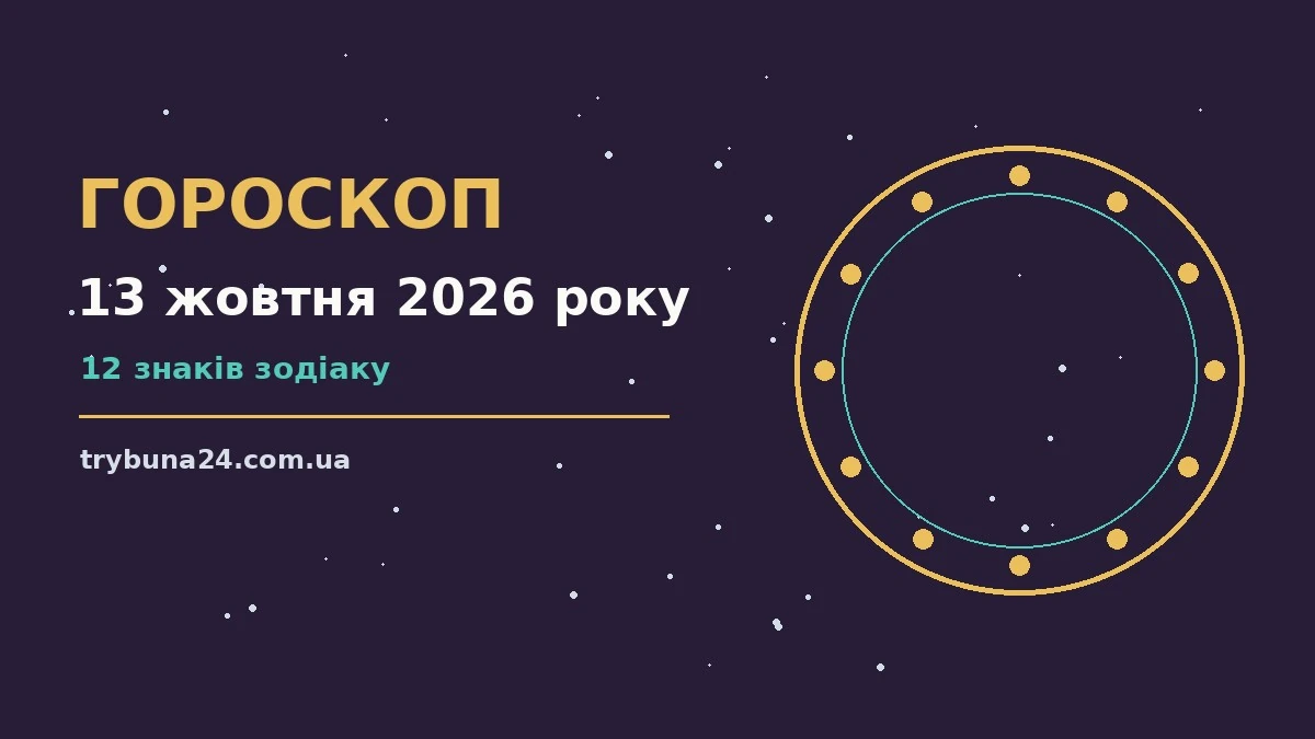 Гороскоп на 13 жовтня 2026 року: головні підказки дня про фінанси та особисте життя