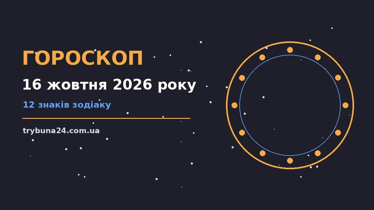 Гороскоп на 16 жовтня 2026 року: головні підказки дня про фінанси та особисте життя