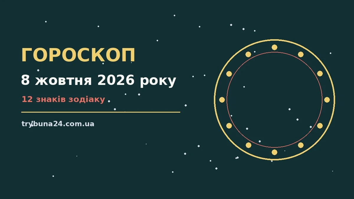 Гороскоп на 8 жовтня 2026 року: головні підказки дня про фінанси та особисте життя